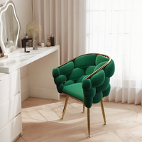 Home Stuhl Gold Luxus Günstige Nordic Modern Metall Stoff Sofa Sets Samt Flügel Warten Lounge Akzent Möbel Wohnzimmer Stühle