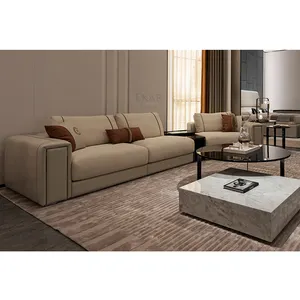 Canapé moderne avec des lignes distinctives Tangerine Accent - Product Image 1