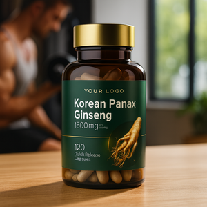 Капсулы женьшеня для мужчин, натуральные корейские Капсулы женьшеня <span class=keywords><strong>Panax</strong></span>, 1500 мг, поддерживающие пищеварение, здоровье печени, корейские Капсулы женьшеня - Product Image 5