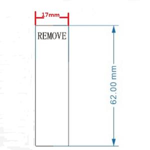מותאם אישית ברור/לבן פלסטיק סוללה למשוך Tab עבור מטבע CR1632 CR2450 CR2477 - Product Image 2