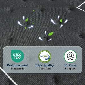 Colchón de Lujo Moderno Estilo Hotel 5 Estrellas con Euro Top de Látex y Muelles Ensacados de 5 Zonas de Alta Densidad para Dormitorio, Apartamento y <span class=keywords><strong>Hospital</strong></span> - Product Image 3