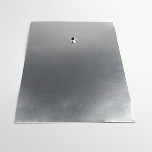 Plaque en aluminium pour montage solaire 1200x800mm avec trou pour installation sur toit, surface sablée - Product Image 1
