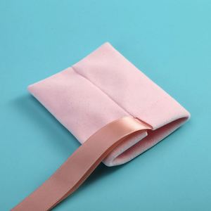 Low MOQ Custom Logo Printing Drawstring Pouch Small Custom <b>Green</b> Pink Jewelry Gift <b>Velvet</b> Bag for Small Business - Product Image 6