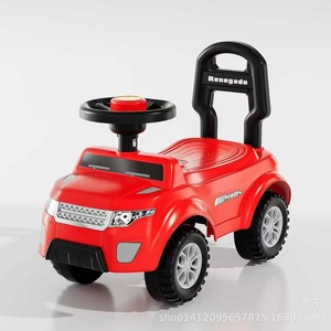 Renegade Ride On <b>Car</b> For Kids 1-5 Years Old Plastic Toy Vehicle With Steering Wheel And <b>Push</b> Handle - Product Image 5