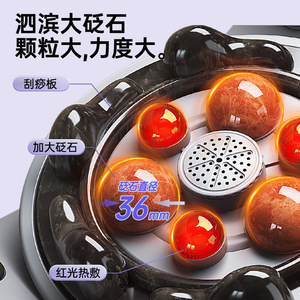 Masseur abdominal Bianstone rechargeable, extra large, avec thérapie thermique constante pour le massage de la taille et de l'estomac - Product Image 4
