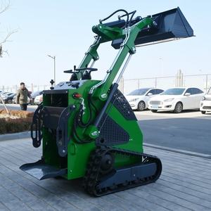 จัดส่งฟรี EPA CE MINI รถตักขนาดเล็ก500กก. 400กก. ตัวประมวลผลไม้ฟืนแบบลื่นไถล - Product Image 5