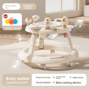 <span class=keywords><strong>Poussette</strong></span> à main multifonctionnelle anti-renversement pour les tout-petits Chariot de <span class=keywords><strong>marche</strong></span> pour enfants <span class=keywords><strong>avec</strong></span> cadre en plastique anti-O-Shaped Legs - Product Image 6