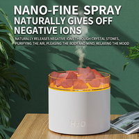Diffuseur d'arômes en cristal naturel avec humidificateur, fonctionnement silencieux à 35 dB, alimentation USB, réservoir d'eau inférieur à 0,5 L, utilisation domestique