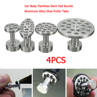 Kit de réparation de bosses sans peinture pour carrosserie automobile, avec extracteurs de colle en aluminium et languettes de retrait, gris, universel