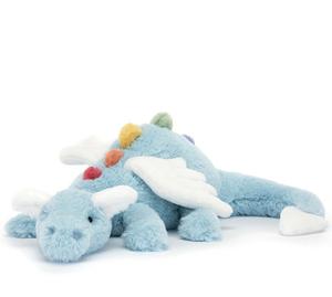 Venta al por mayor 66cm caqui cielo lavanda personalizado nieve dragón Malachy dragón Rosa dragón peluche - Product Image 3