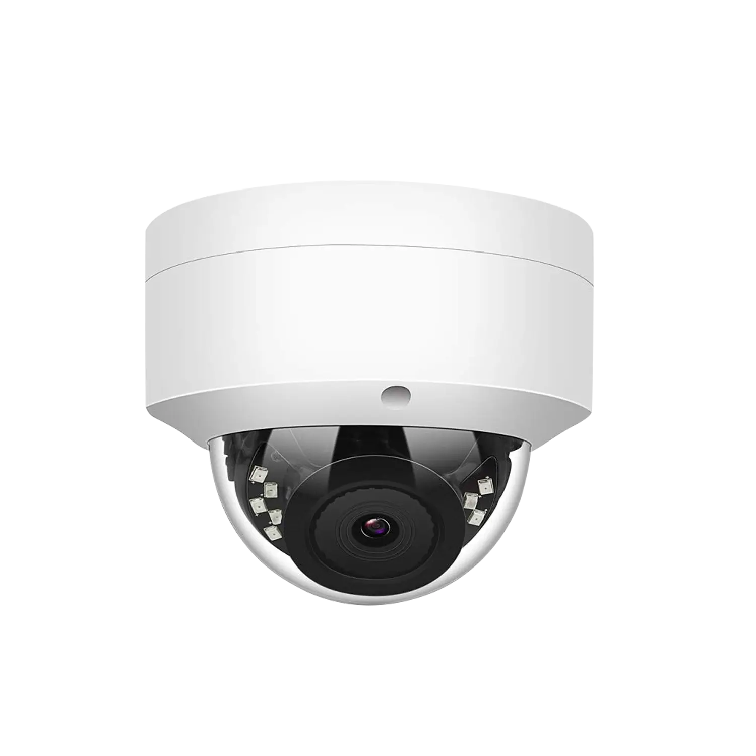 Hik निजी प्रोटोकॉल IK10 Vandalproof और IP66 निविड़ अंधकार गुंबद IMX415 CMOS 8MP POE H.265 4k आईपी कैमरों