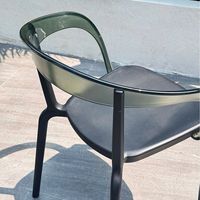 Ensemble de table et chaises de salle à manger d'extérieur AJUNION, table rectangulaire et chaises empilables en plastique, ensemble de 7 pièces, résistant aux intempéries