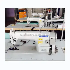 Jukis-Máquina de coser industrial de alta velocidad, máquina de coser industrial, embalaje de caja de madera, 2 hilos