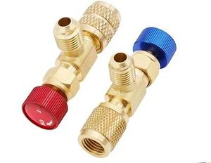 Conveniente adattatore <span class=keywords><strong>di</strong></span> <span class=keywords><strong>sicurezza</strong></span> valvola a sfera <span class=keywords><strong>di</strong></span> controllo del flusso per R22 R410 condizionatore d'aria collettore - Product Image 4