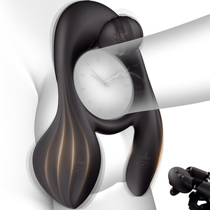 Best-seller - Vibrateur pour hommes en silicone imperméable, jouet sexuel pour hommes, télécommande sans fil, trois positions de vibration, masseur - Product Image 1