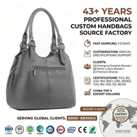 Luxury Customization Women's Tote Bag Multi Pockets Soft PU Hobo Shoulder Long Strap Zipper Closure Large Crossbody Daily