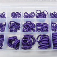 Boîte de réparation de climatiseur 145 pièces Kit de réparation automobile pour véhicule Ensemble de joints NBR O-ring en stock