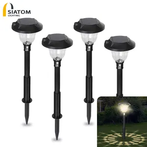 Best Supplier Outdoor Warm White Light Led Solar Powered Garden Sidewalk Pathway Lights