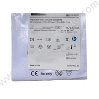 Électrode de terre réutilisable en forme de disque 019-401200, câble de connexion pour électromyographie, diamètre 30 mm, longueur 0,75 m