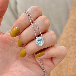 สร้อยคอไข่มุกธรรมชาติเงินแท้ S925 รุ่น Rainy Little Clouds ดีไซน์หยดน้ำ พร้อมสายคล้องไหปลาร้า - Product Image 3