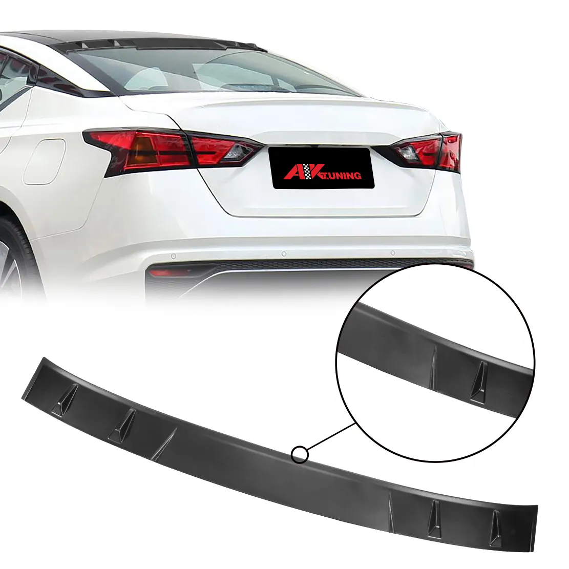 FOR 19-22 NISSAN ALTIMA JDM STYLE PAINTED GLOSSY BLACK REAR WINDOW ROOF SPOILER