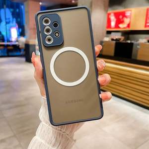 Para <span class=keywords><strong>Samsung</strong></span> S23Ultra Soft Phone Case <span class=keywords><strong>Cargador</strong></span> inalámbrico magnético S22p Lente todo incluido Eagle-Eye S21 también se adapta a iPhone - Product Image 4