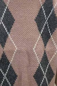 Maglione con scollo a V Casual alla moda Cardigan con bottone monopetto anteriore Argyle Design per l'inverno <span class=keywords><strong>Online</strong></span> - Product Image 4