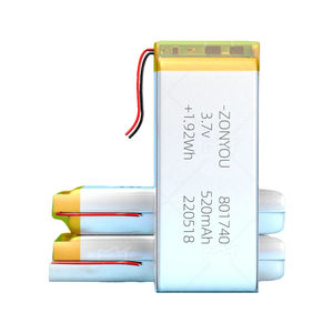 ZonYou Direktvertrieb 801740 Li-PO Akku 520mAh Wiederaufladbare Pouch-Zelle 3,7V 500 Zyklen - Product Image 6