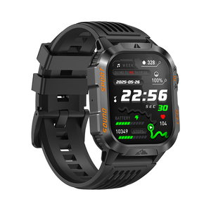 Factory Wholesale 2026 HT46 Men Outdoor Smart Watch 2.01 Screen 1200mAh Large Battery <b>LED</b> Flashlight IP68 Waterproof Smartwatch - Product Image 3