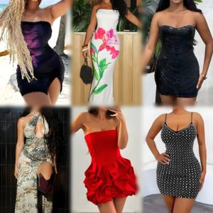 Vestidos Casuales al Por Mayor 2026, Vestidos de Moda Usados con Descuento, Ropa Elegante para Mujer, Liquidación de Inventario, Envío Aleatorio - Product Image 4