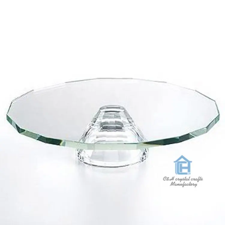high quality antique revolving wedding crystal cake stand wholesale crystal cake stand set for wedding /party decoration