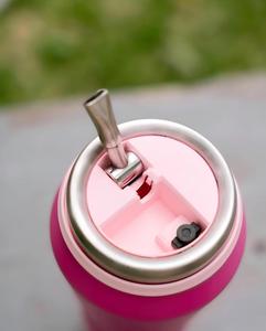 Vaso <span class=keywords><strong>Mate</strong></span> Aislado de Acero Inoxidable 304, Nuevo Vaso <span class=keywords><strong>Mate</strong></span> Portátil a Prueba de Fugas y Autorellenable - Product Image 4