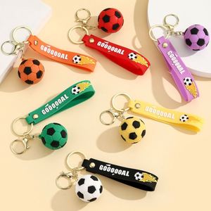Llavero de Goma 3D con Diseño de Balón de Fútbol, Ecológico, Impreso con UV, para Animar a los Aficionados al Fútbol en la Copa Mundial de Fútbol - Product Image 2
