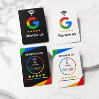Carte NFC programmable en PVC 13,56 MHz avec puce 215, format carré, pour avis Google, idéale pour hôtels, restaurants, cafés et bars (vente en gros)