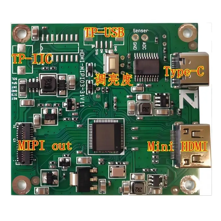 customize MIPI LVDS control board support touch screen