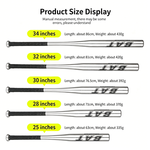 Bate de Béisbol Personalizable de Aleación de Aluminio, Bate de Béisbol Duradero Antideslizante de Alta Resistencia para Entrenamiento de Béisbol - Product Image 2