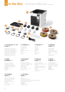 Impresora 3D <span class=keywords><strong>Snapmaker</strong></span> U1 Multicolor con Extrusores Independientes, Alta Velocidad de 500 mm/s, 270x270x270 mm, Conexión WiFi, en Stock, Envío Rápido - Product Image 4