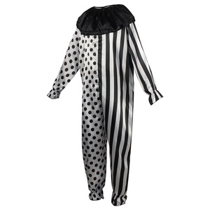 Disfraz de Joker para Cosplay, Disfraz de Halloween y Carnaval Unisex con Rayas y Puntos Blancos y Negros, Talla Adulto - Product Image 3