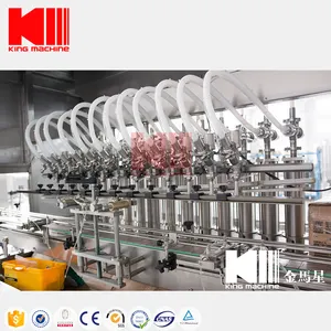 Automatic Production Line Plant Sunflower Vegetable Edible Olive Cooking Oil Bottle Filling Machine