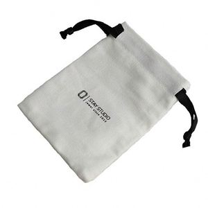 Hot Sale 100% Organic Eco-Friendly Storage Shopping Bag Calico Cotton Dust <b>Drawstring</b> Bag <b>Pouch</b> - Product Image 1