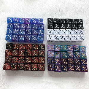 Bulk Magic le jeu acrylique polyédrique carré D6 16mm compteur de dés à six faces - Product Image 4