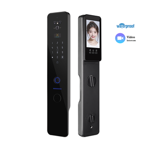 Enrique tuya IP66 không thấm nước Video intercom cửa thông minh khóa an ninh Nhận dạng khuôn mặt mật khẩu Kỹ Thuật Số vân tay Wifi - Product Image 1