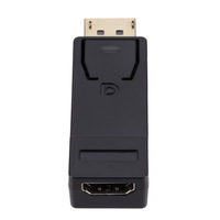Adaptateur DP mâle vers HDMI femelle, convertisseur HDMI pour PC, ordinateur portable, projecteur et HDTV