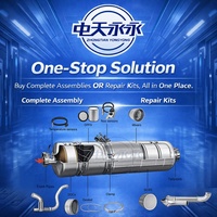 فلتر DPF يورو 6 من YONGYONG طراز A0014903292 B032503 A6804910894 بديل لنظام معالجة العادم لمحركات الديزل ديترويت DD13 وDD15