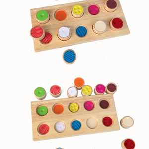 Montessori สีประสาทสัมผัสท้าทายเกมจับคู่หน่วยความจำอุปกรณ์การฝึกอบรมทางประสาทสัมผัส - Product Image 2