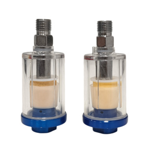 Air Oil Water Separator Filter Kit Water Trap Clear Painting Moisture Separator 1/4 Inch Thread <b>Sprayer</b> Air Compressor Tool - Product Image 1