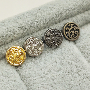 Boutons en métal <span class=keywords><strong>vintage</strong></span> à motif floral de 7 mm, dos à tige, en alliage de zinc, pour vêtements de poupée BJD, manteau, chemise, fournitures d'artisanat miniature, en stock - Product Image 2