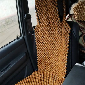 Wooden <b>Bead</b> Car Seat Cushion Summer Breathable Front Seat Cover Massage Ventilation Cypress Material - Product Image 3