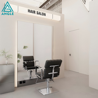 Conception d'intérieur de salon de coiffure, service de rénovation de salon de beauté commercial sur mesure, décoration de salon de coiffure de luxe industriel