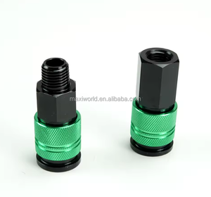 מחבר מהיר מאלומיניום בעל זרימה גבוהה של מילטון עם חלקי פנאומטיקה בציפוי אנודייז צבעוני - Product Image 5